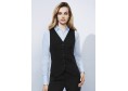 50111 - Womens Peaked Vest with Knitted Back