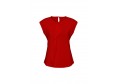 K624LS - Mia Ladies Pleat Soft Jersey Knit Top