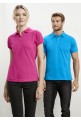 Mens Neon Slim Fit Navy Polo