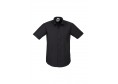 S121MS - Mens Berlin Cotton-Rich Stripe Short Sleeve Shirt