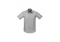 S121MS - Mens Berlin Cotton-Rich Stripe Short Sleeve Shirt