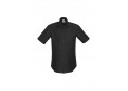 S312MS - Mens Preston Easy-Care Self Stripe Short Sleeve Shirt