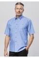SH113 - Mens Short Sleeve Chambray Shirt