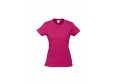 Women Ice Cotton Hot Pink T-Shirt
