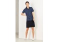 CS948LS - Womens Easy Stretch Daisy Print Short Sleeve Shirt