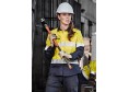 ZW720 - Rugged Cooling Womens Taped Hi Vis Spliced 100% Cotton Shirt