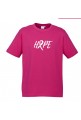 MENS Ice Cotton Hot Pink T-Shirt with  White Hope Ribbon logo