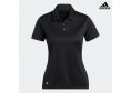 Adidas Ladies Recycled Performance Black Polo Shirt