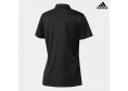 Adidas Ladies Recycled Performance Black Polo Shirt