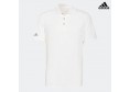 Adidas Mens Recycled Performance White Polo Shirt
