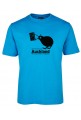 Mens Aqua Cotton Tee with Kiwi Bird with Urban Sketchers Logo