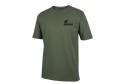 Mens Army Cotton Tee with Urban Sketchers Logo Left Chest
